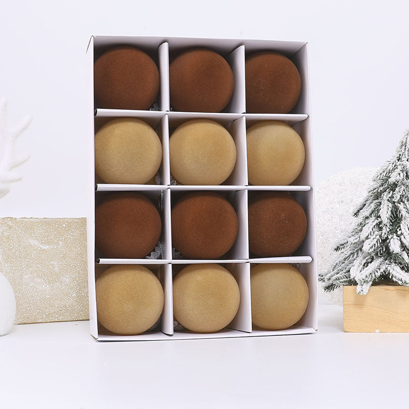 Ciondolo Velluto Decorazione Albero Natale Elegante - Vesarelli
