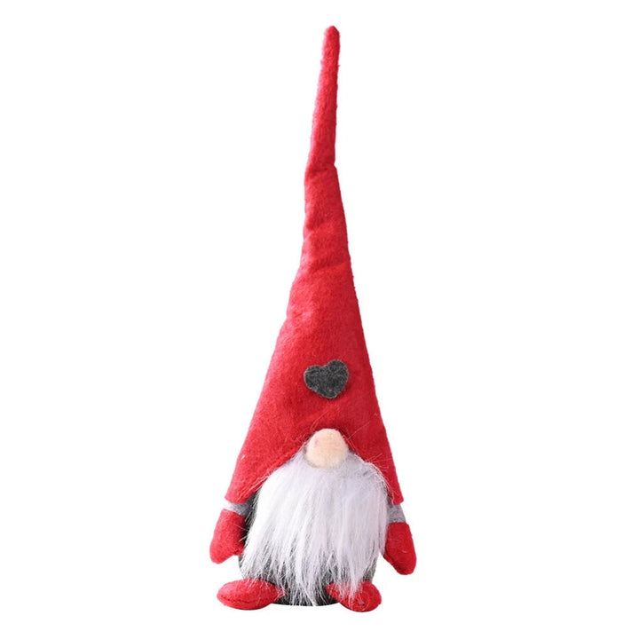Decorazione Natalizia Unisex Ciondolo Peluche Forma Gnomo - Vesarelli