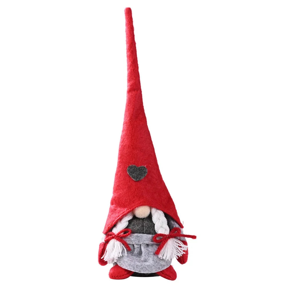 Ciondolo gnomo | Decorazione natalizia in peluche a forma di gnomo per la casa e l'ufficio 7