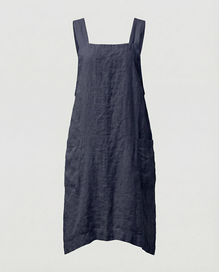 Clara | Elegante e Confortevole Abito Grembiule in Cotone 7