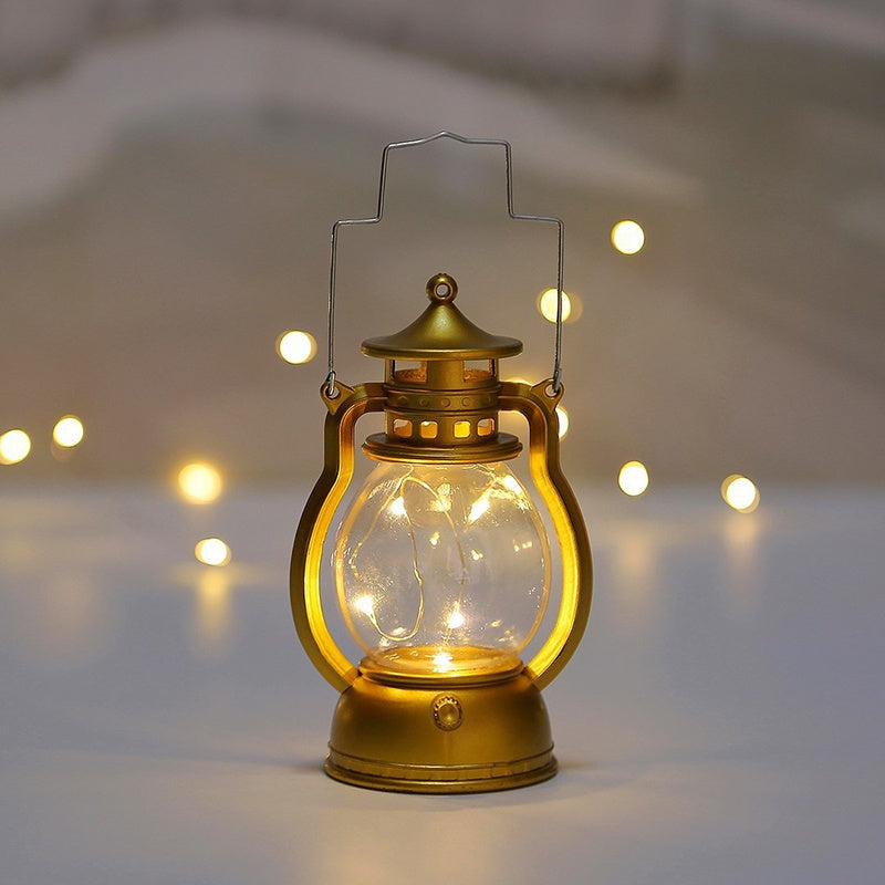 Lanterna Vintage Decorativa in Metallo Stile Retrò - Vesarelli