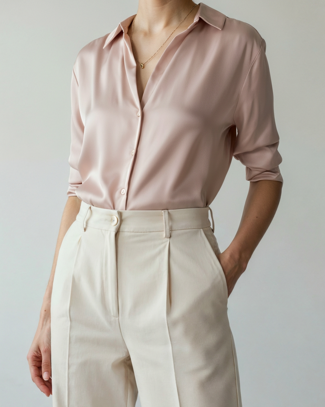 Camicia Donna Classica Tessuto Morbido Vestibilità Comoda - Vesarelli