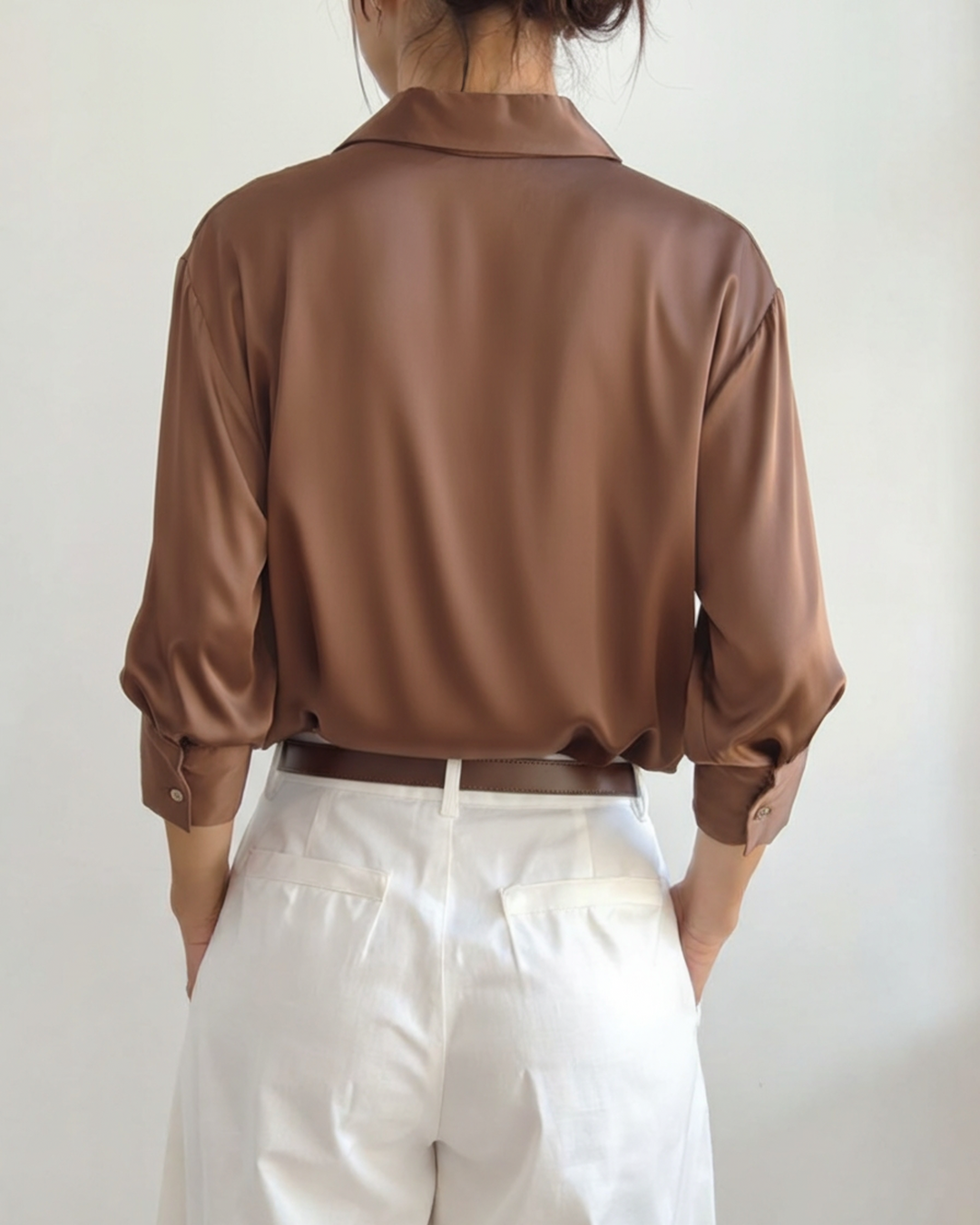 Camicia Donna Classica Tessuto Morbido Vestibilità Comoda - Vesarelli