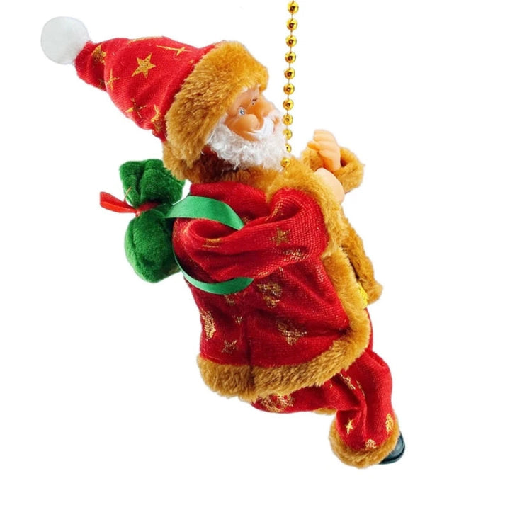 Giocattolo Elettrico Babbo Natale Arrampicata Decorazione Natalizia - Vesarelli