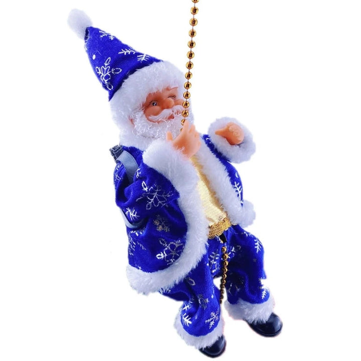 ClimbFest | Giocattolo elettrico di Babbo Natale che si arrampica per l'esposizione festiva in casa 6