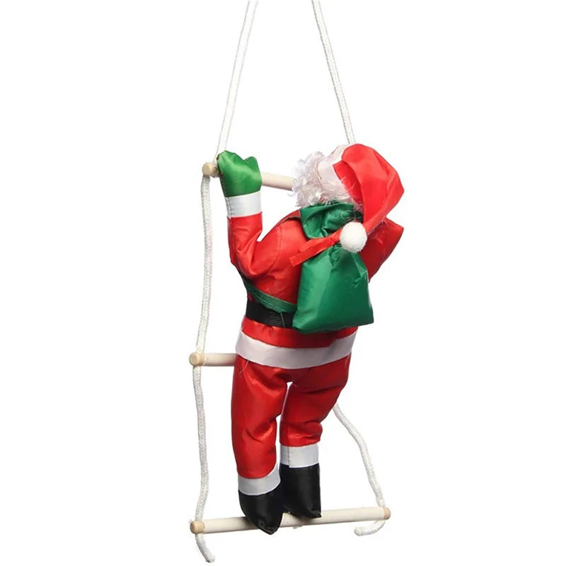 ClimbingChristmas | Ornamento pendente a forma di Babbo Natale per la decorazione dell'albero 5