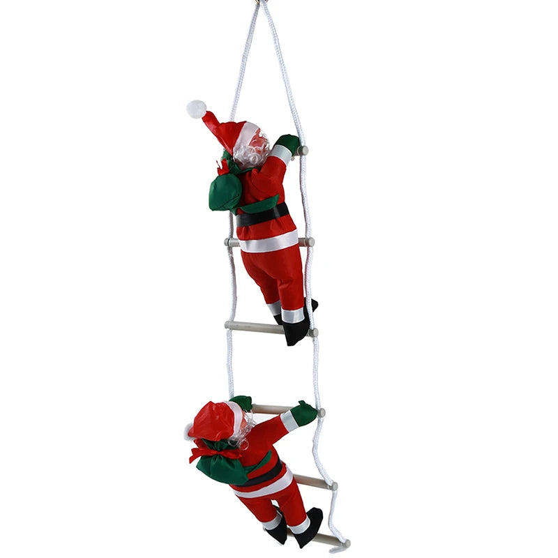 ClimbingChristmas | Ornamento pendente a forma di Babbo Natale per la decorazione dell'albero 6