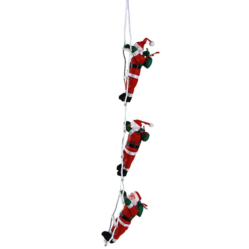 ClimbingChristmas | Ornamento pendente a forma di Babbo Natale per la decorazione dell'albero 7