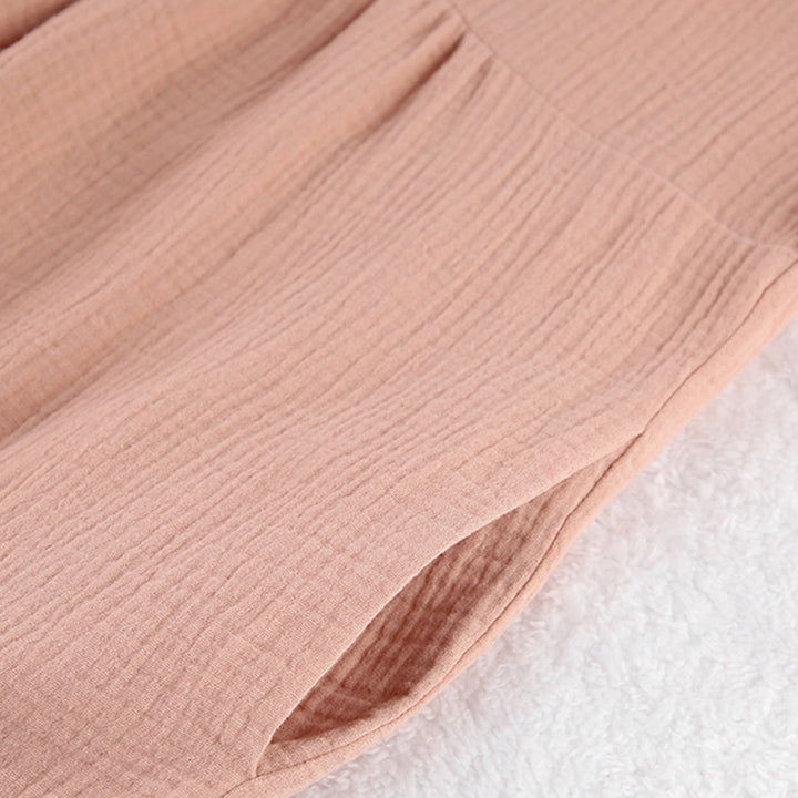 Abito Midi Donna Casual Ampio Scollo a V