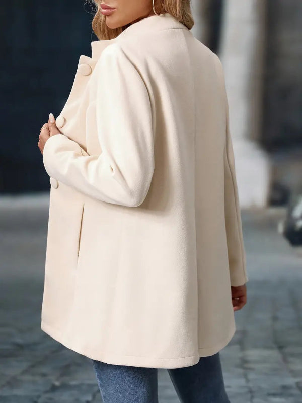 Colata Cappotto Donna | Collo Alto & Eleganza Invernale