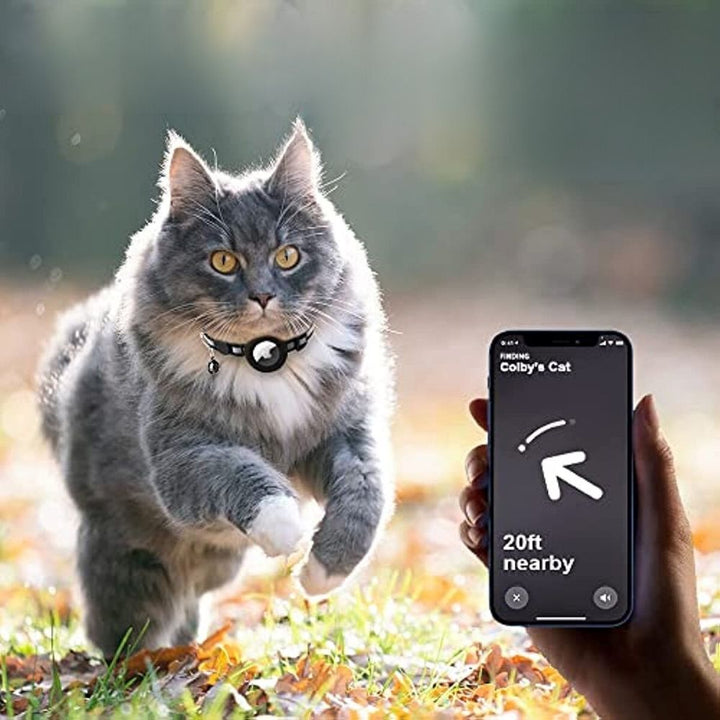 Collare GPS Gatti Design Riflettente Chiusura a Sgancio Rapido - Vesarelli