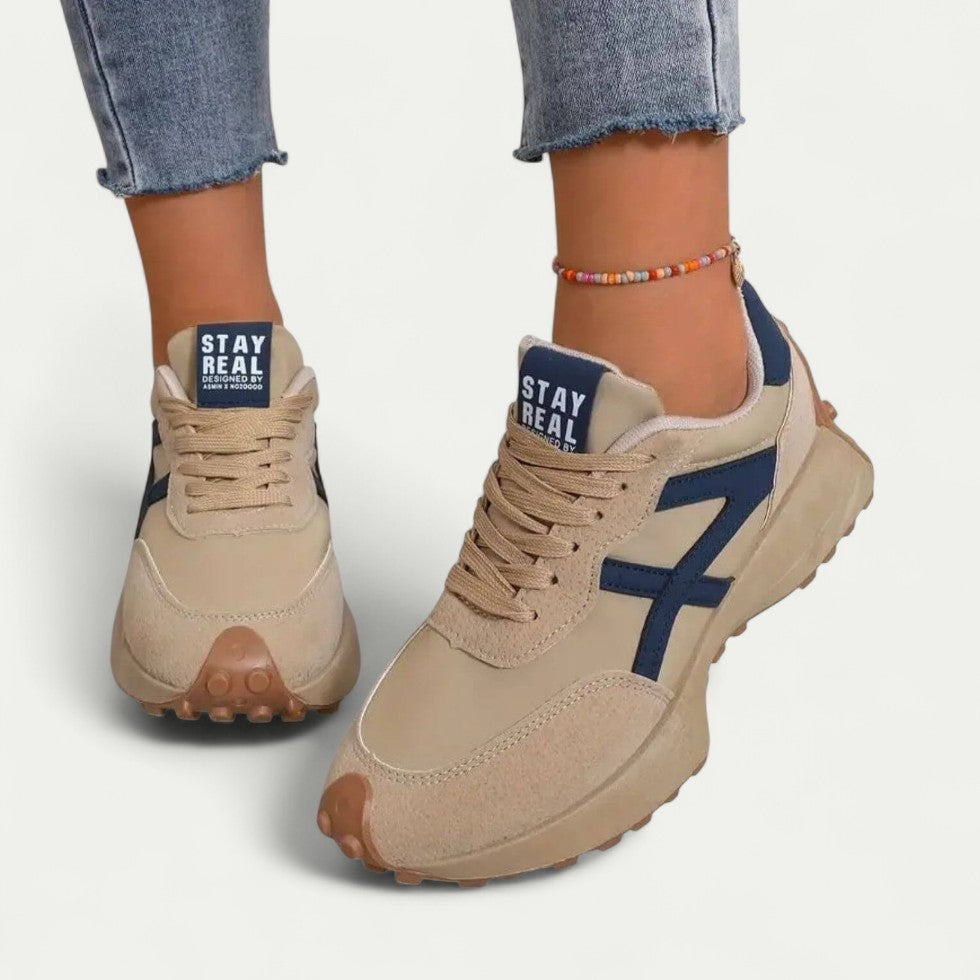 Sneakers Donna Design Moderno Suola Morbida Comoda - Vesarelli