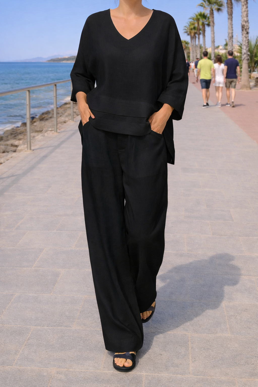 Completo Donna Tessuto Traspirante Vestibilità Fluida Comfort - Vesarelli