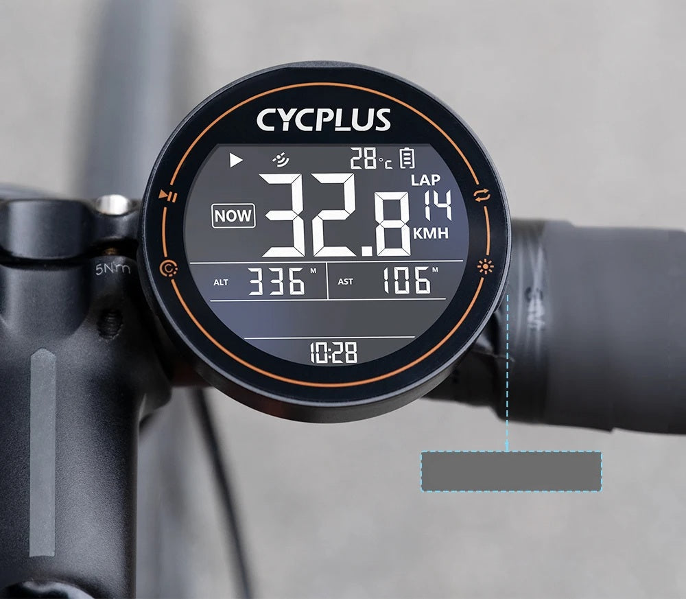 Computer da bici GPS M2: tachimetro da bicicletta wireless impermeabile con ANT+ e Bluetooth per il monitoraggio delle prestazioni e la navigazione in tempo reale 4