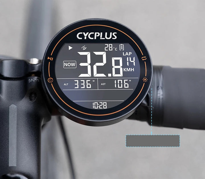 Computer da bici GPS M2: tachimetro da bicicletta wireless impermeabile con ANT+ e Bluetooth per il monitoraggio delle prestazioni e la navigazione in tempo reale 4