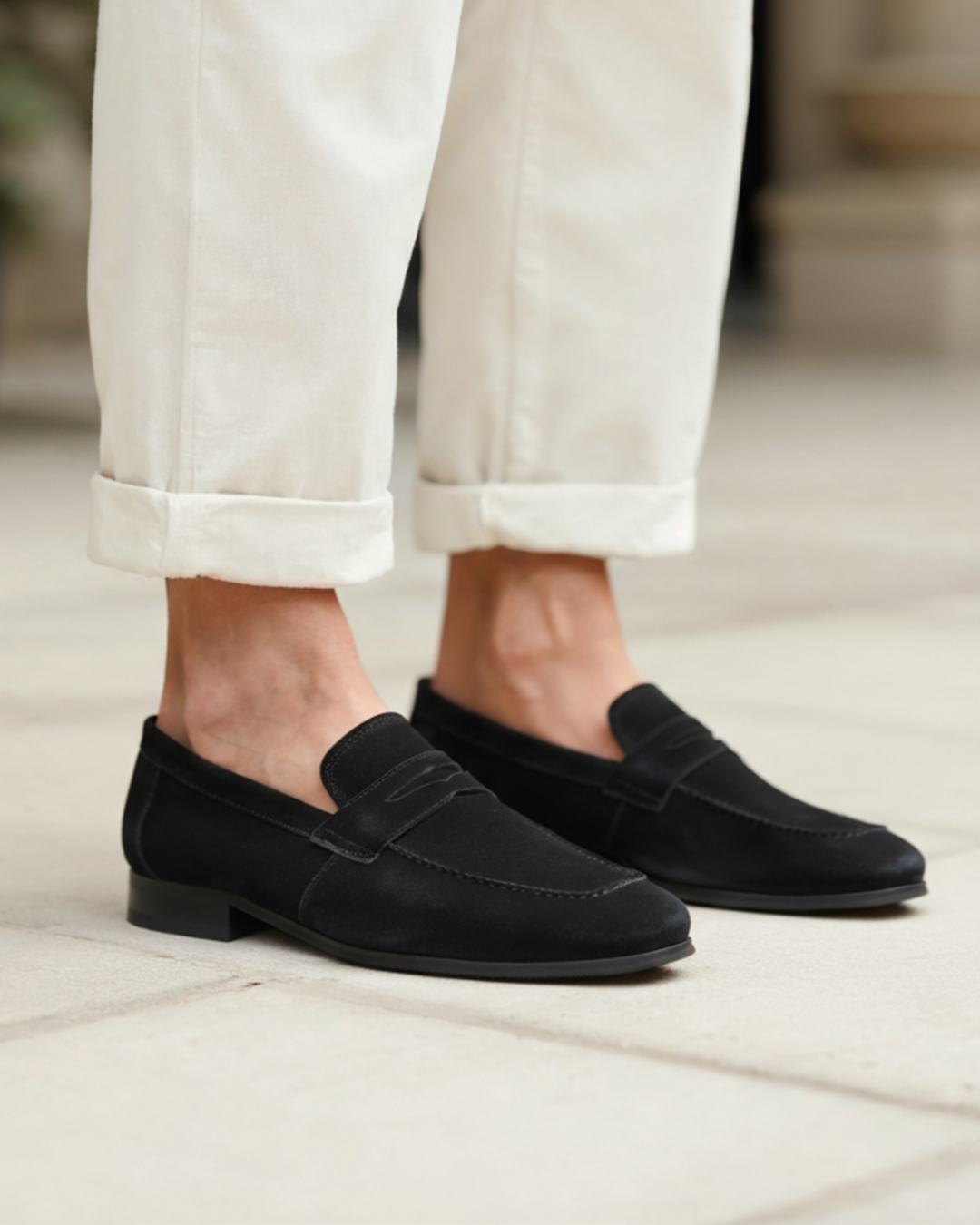 Mocassini Uomo in Camoscio Classici Comfort Quotidiano