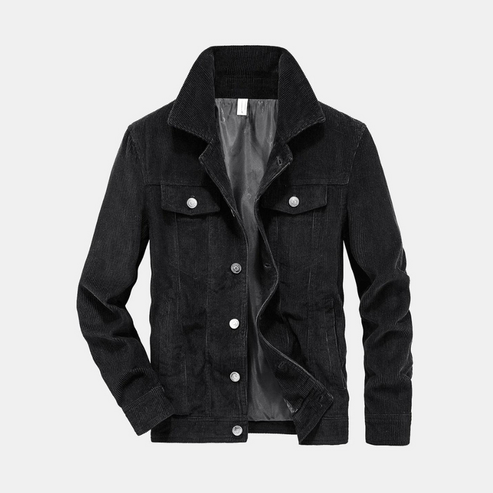 Giacca Uomo in Velluto a Coste Stile Elegante Comfort