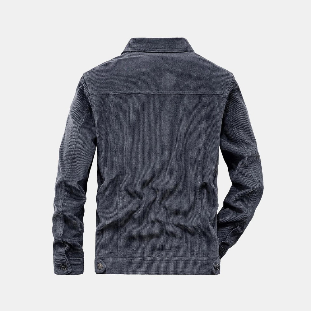 Giacca Uomo in Velluto a Coste Stile Elegante Comfort