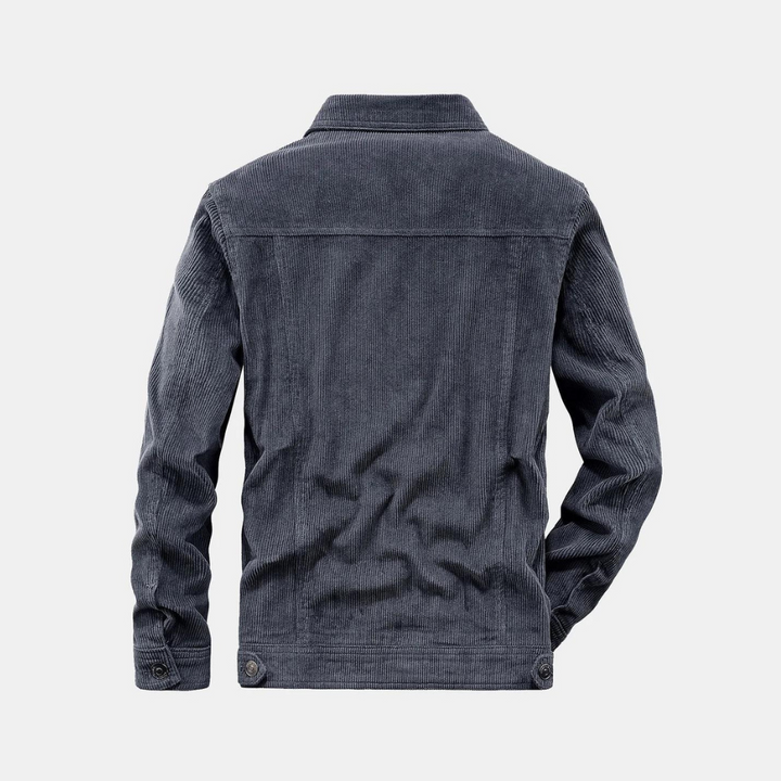 Giacca Uomo in Velluto a Coste Stile Elegante Comfort