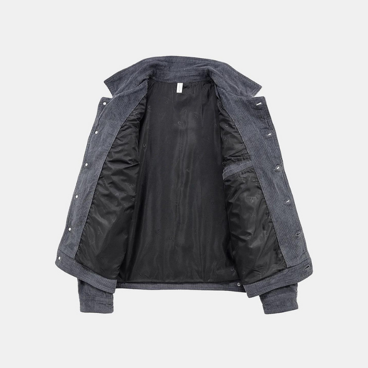 Giacca Uomo in Velluto a Coste Stile Elegante Comfort