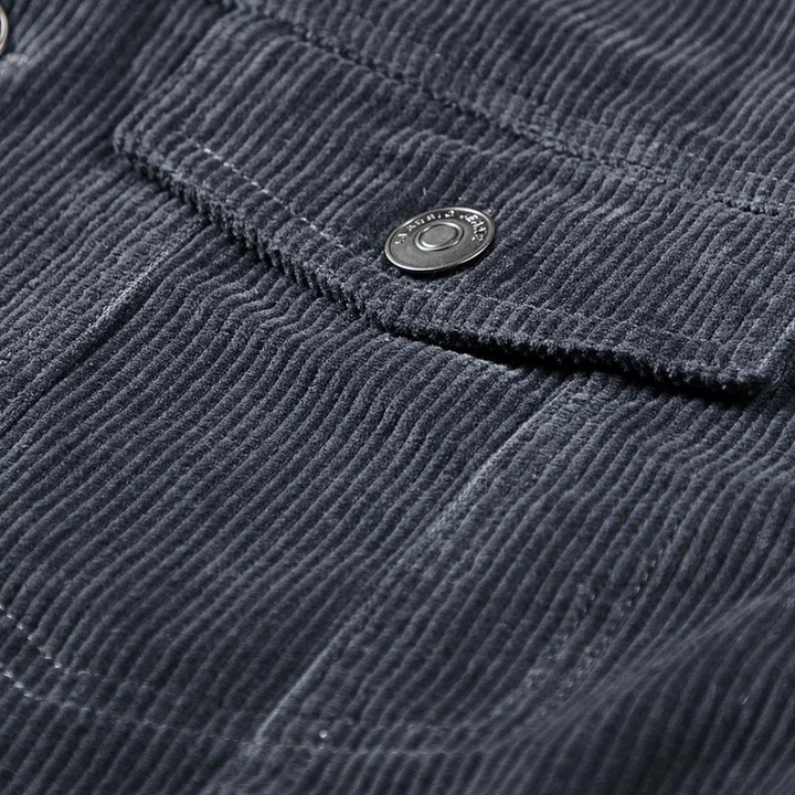 Giacca Uomo in Velluto a Coste Stile Elegante Comfort