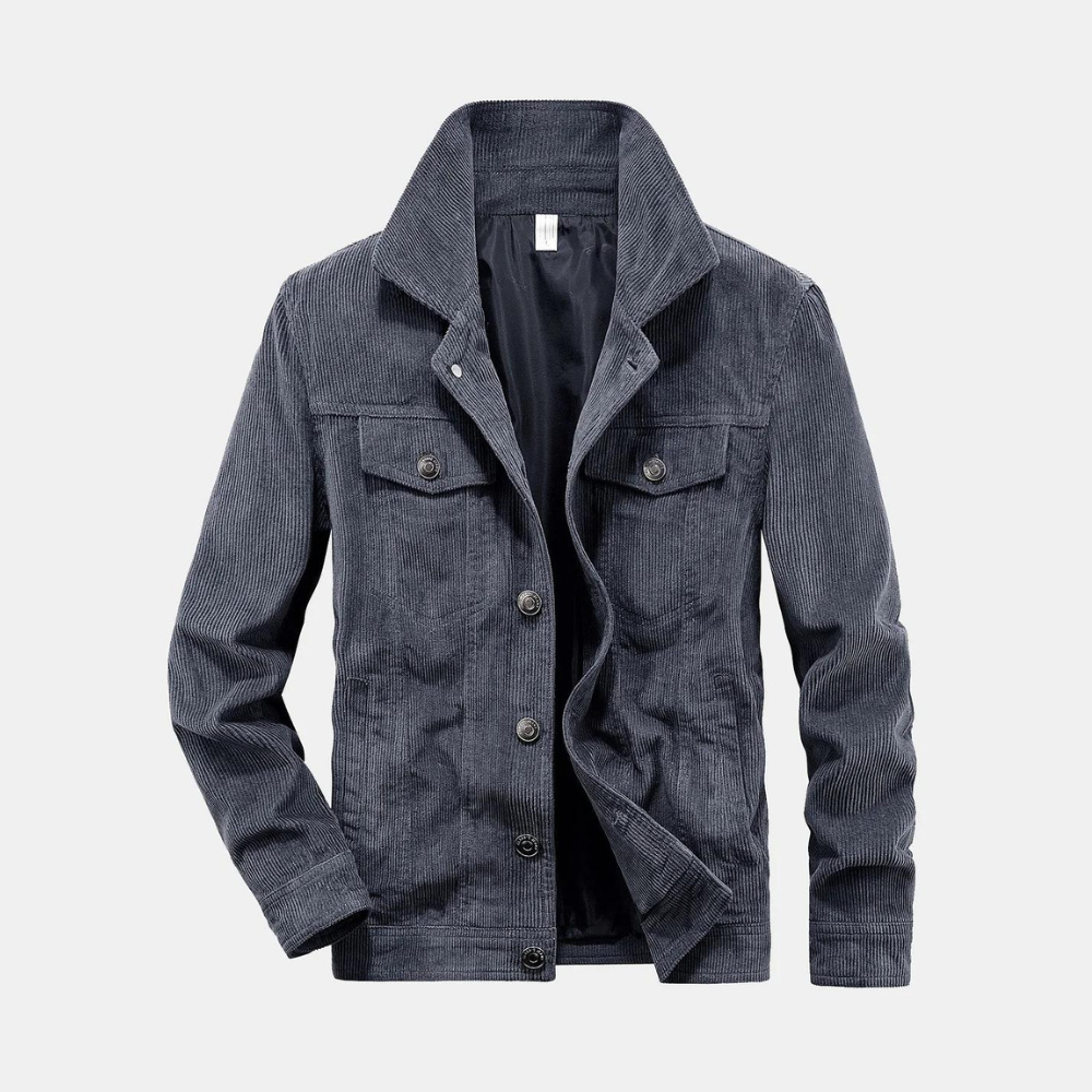 Giacca Uomo in Velluto a Coste Stile Elegante Comfort - Vesarelli