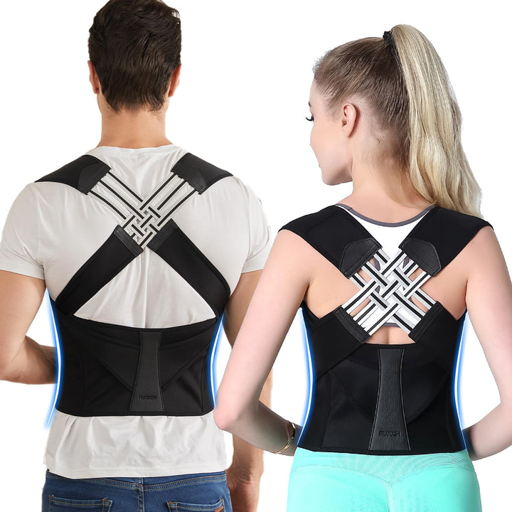 Correttore Postura Unisex Regolabile Design Traspirante Comfort - Vesarelli