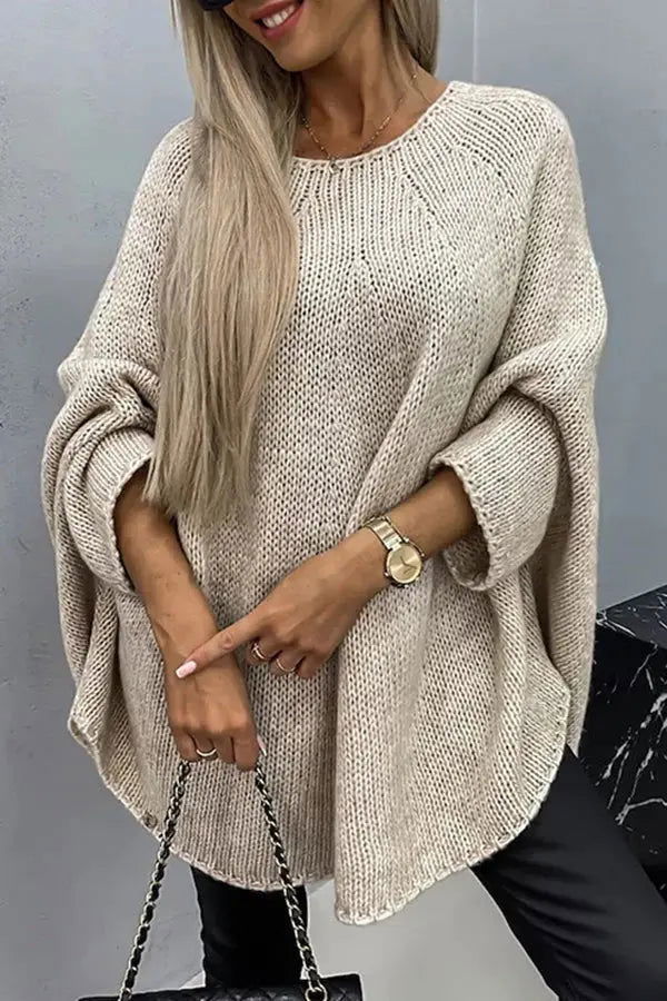 Cozy Chic: Women's Knitted Sweater by ELLA - Lizabella Fashion -  -  - Cozy Chic: Women's Knitted Sweater by ELLA - Lizabella Fashion - #tag1# - #tag2#