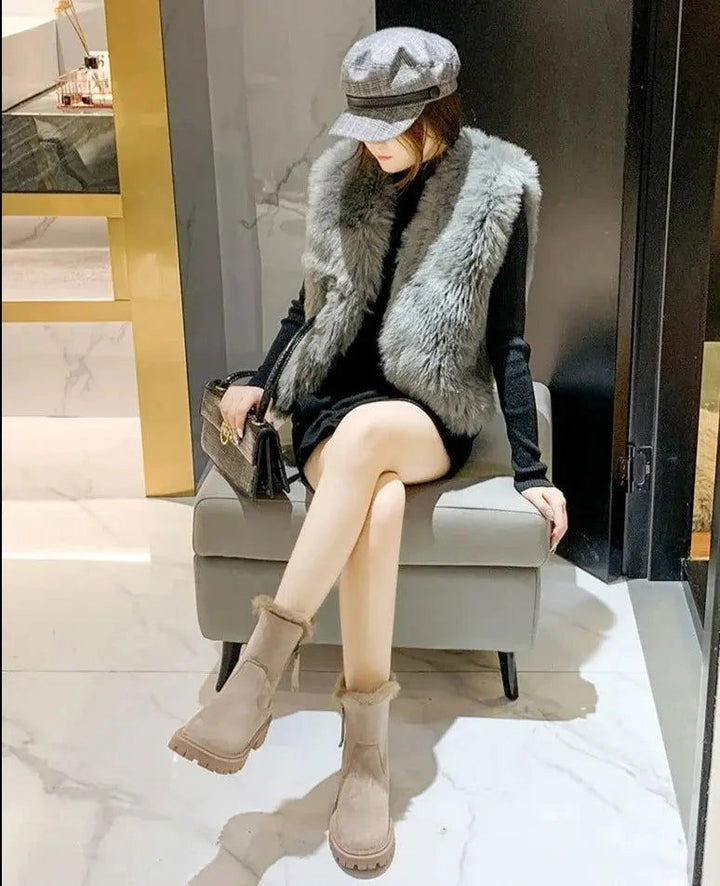 Stivali Donna Invernali Comodi Scarpe Calde - Vesarelli