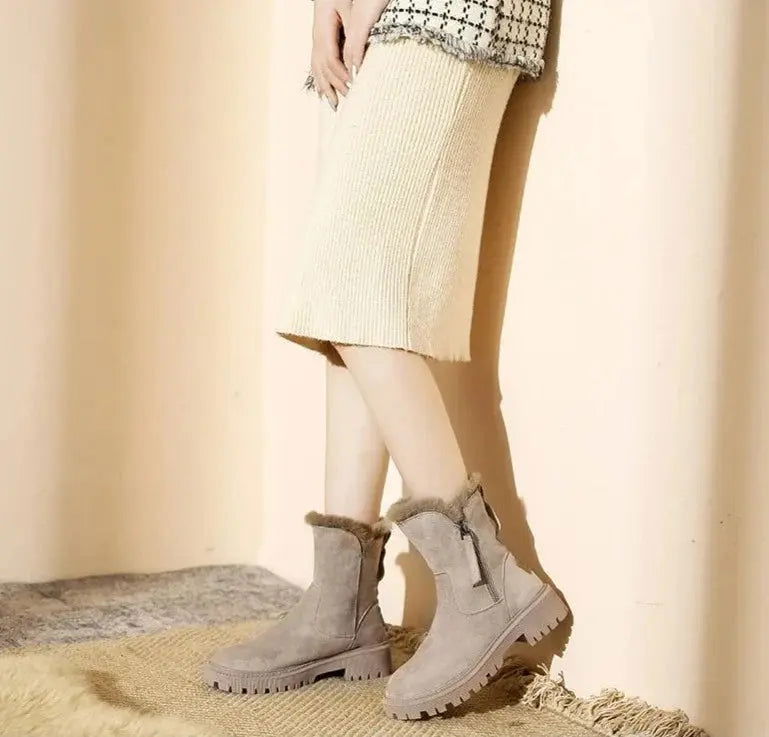 Cozy LAUREEN Padded Winter Boots - Lizabella Fashion -  -  - Cozy LAUREEN Padded Winter Boots - Lizabella Fashion - #tag1# - #tag2#