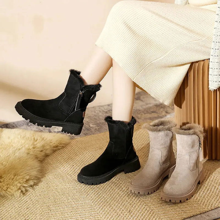 Cozy LAUREEN Padded Winter Boots - Lizabella Fashion -  -  - Cozy LAUREEN Padded Winter Boots - Lizabella Fashion - #tag1# - #tag2#