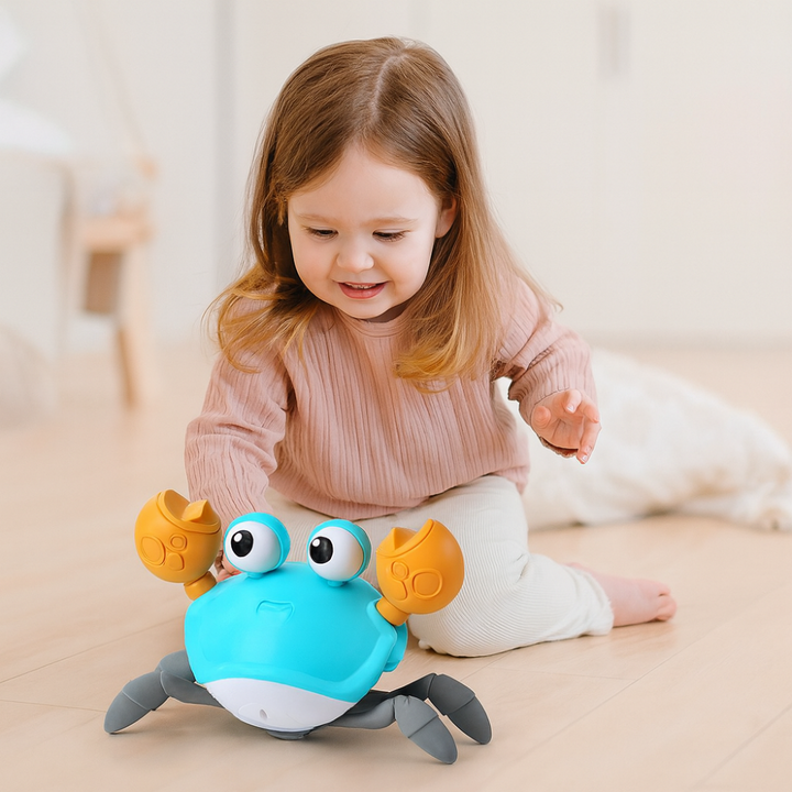 Giocattolo Bambino a Forma di Granchio con Musica e Luci Colorate - Vesarelli