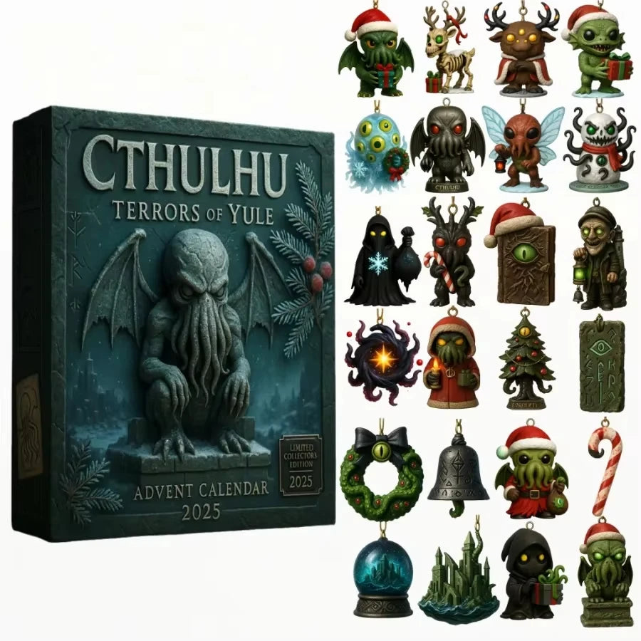 Calendario Avvento Halloween Acrilico Unisex Design Originale - Vesarelli