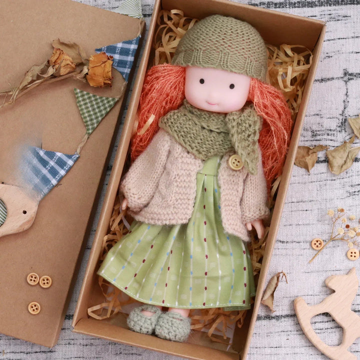 CuddlyCharm | Set regalo con bambola di peluche da vestire e accessori 3