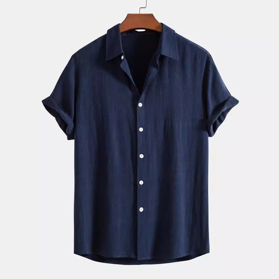 Set Uomo Camicia e Pantaloni Estivi Vestibilità Regular