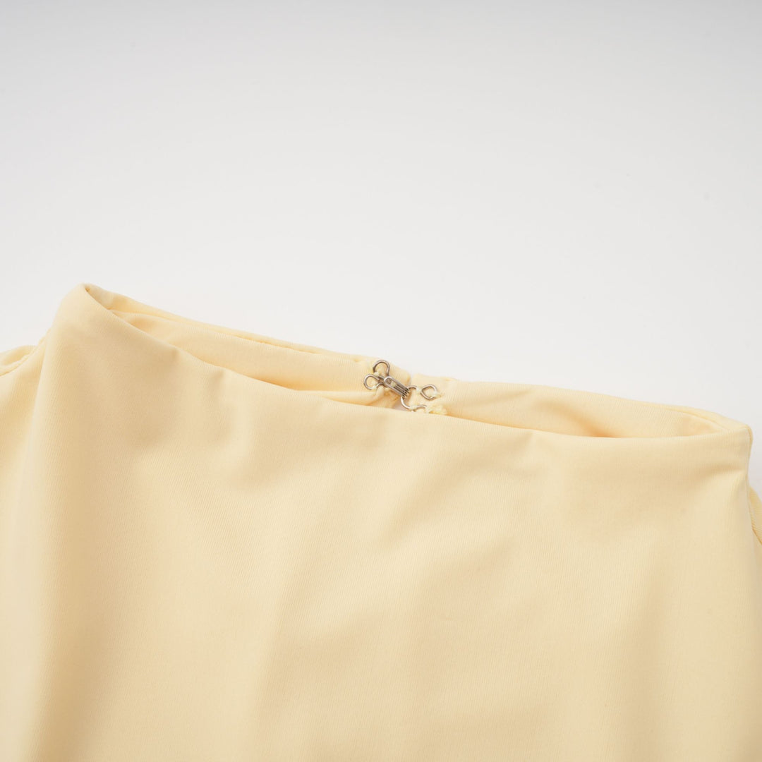 Abito Cerimonia Donna Drappeggio Elegante
