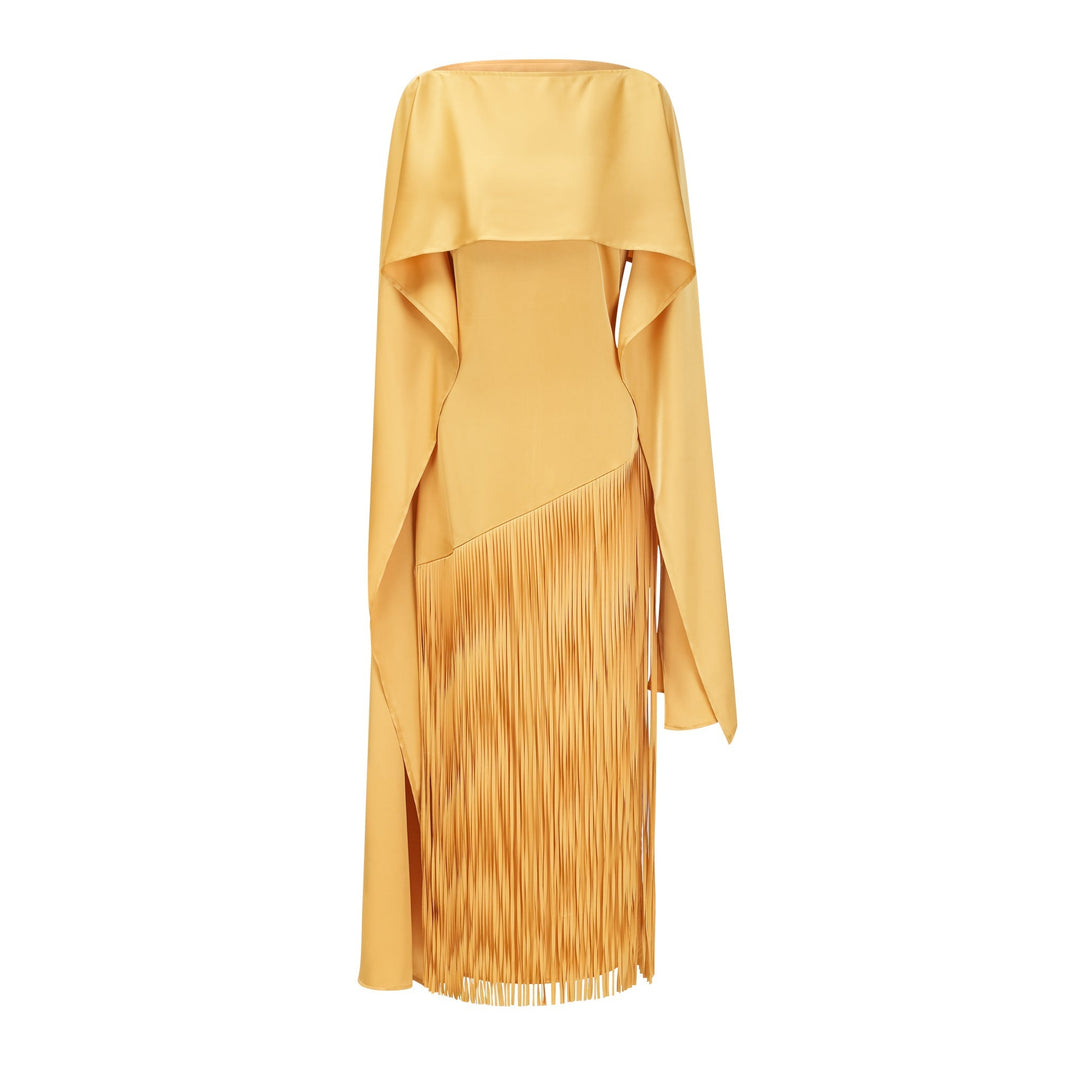 Abito Cerimonia Donna con Frange Elegante