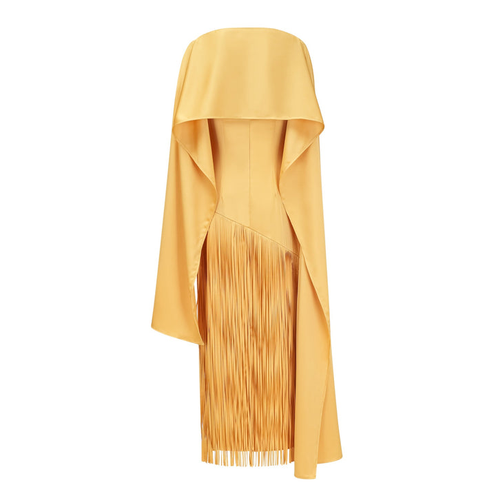 Abito Cerimonia Donna con Frange Elegante