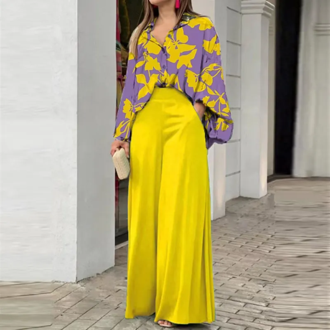 Completo Donna Tessuto Leggero Casual Elegante