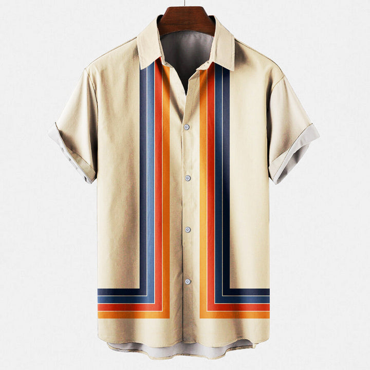 Camicia Uomo Vintage Elegante Slim Fit - Vesarelli