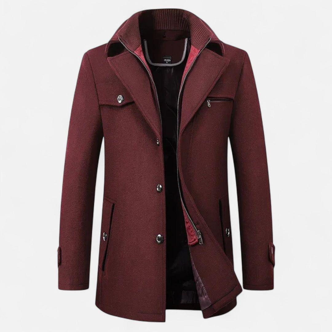Daan | Elegante e caldo trench invernale classico 4