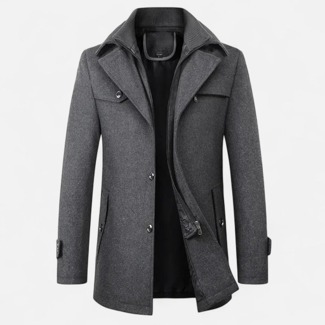 Daan | Elegante e caldo trench invernale classico 5