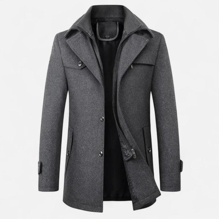 Daan | Elegante e caldo trench invernale classico 5
