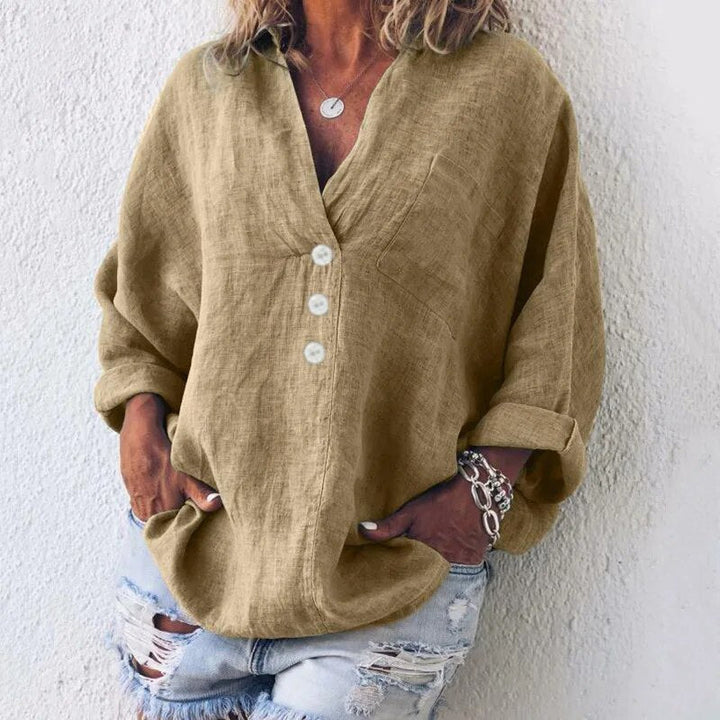 Camicetta Donna Leggera Taglio Aderente Estiva