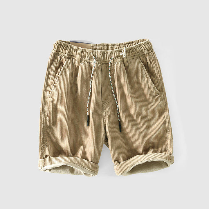 Shorts Uomo Traspiranti Cotone Vita Elastica Casual - Vesarelli