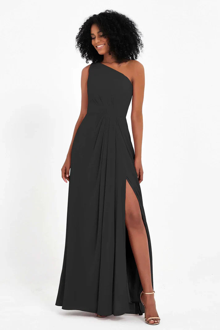 Abito Cerimonia Donna Monospalla Elegante