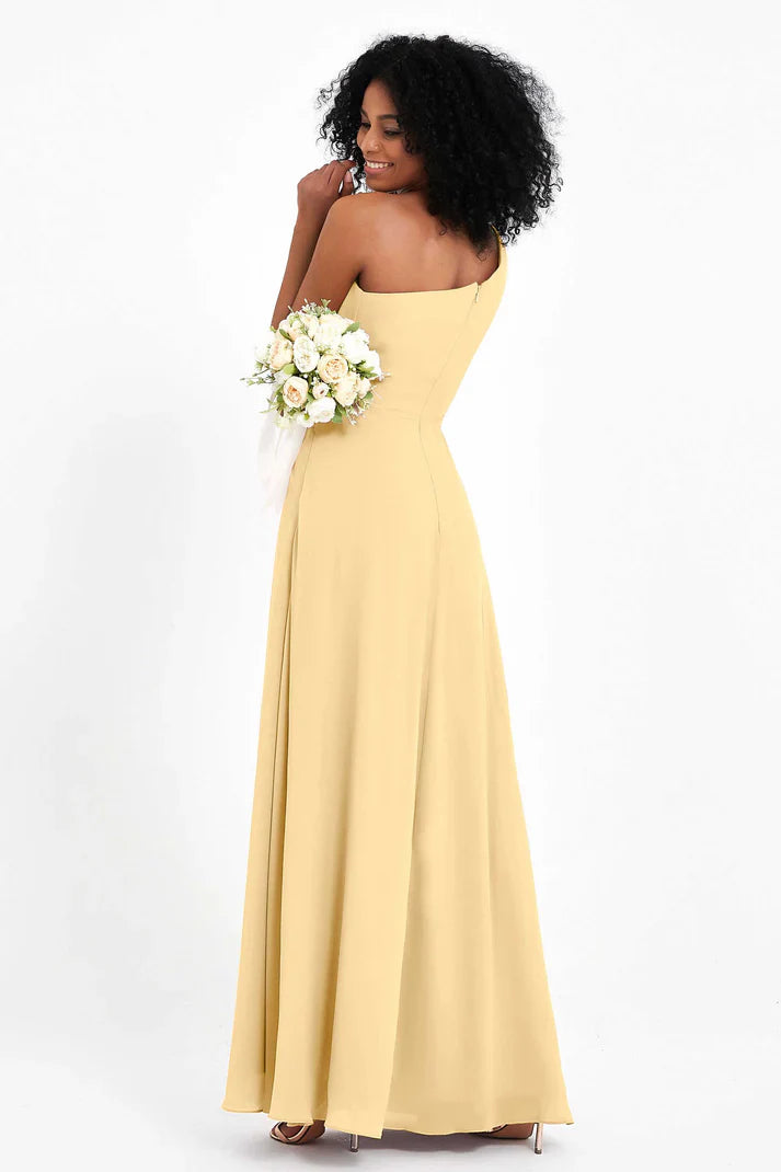 Abito Cerimonia Donna Monospalla Elegante