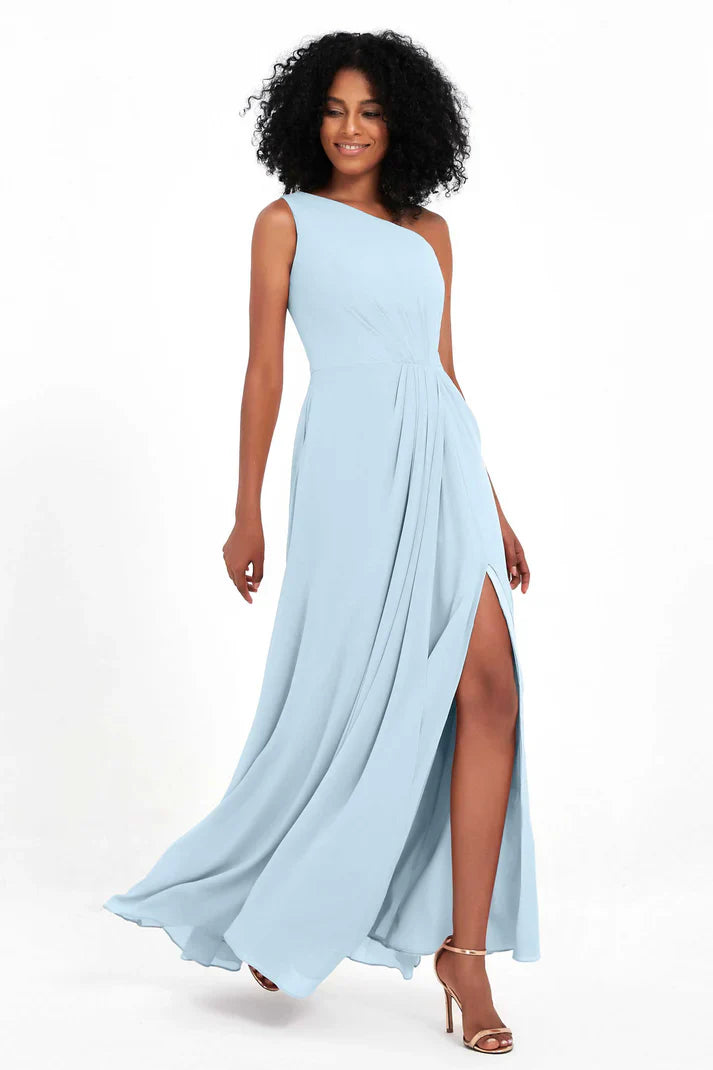 Abito Cerimonia Donna Monospalla Elegante
