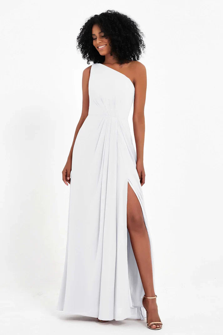 Abito Cerimonia Donna Monospalla Elegante