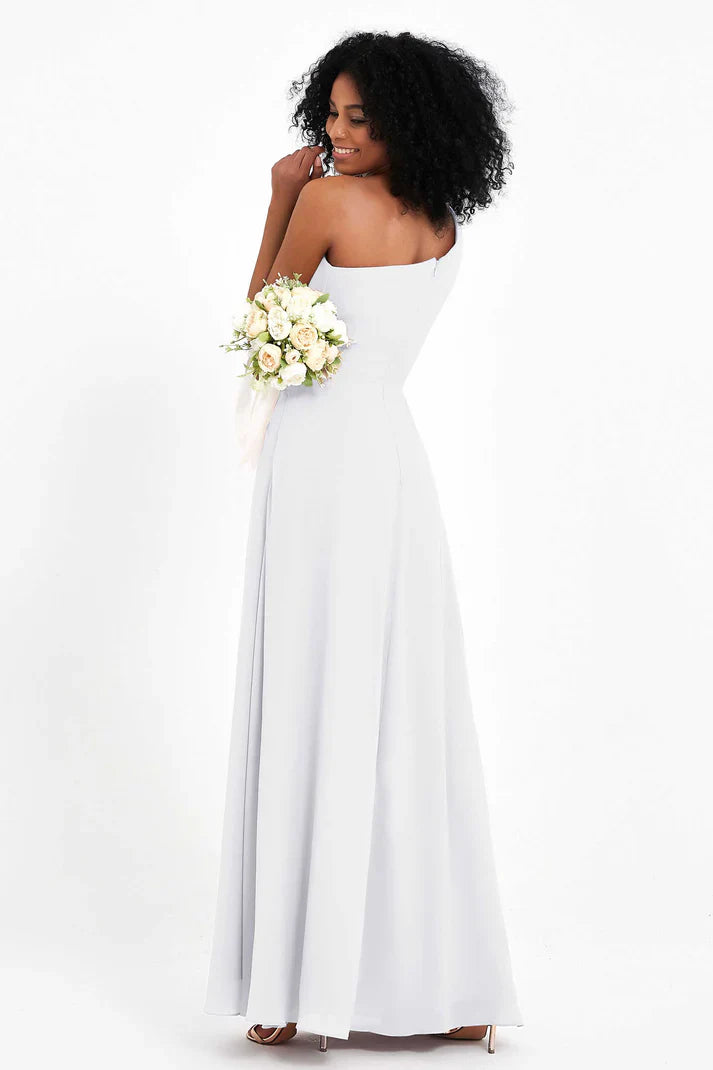 Abito Cerimonia Donna Monospalla Elegante